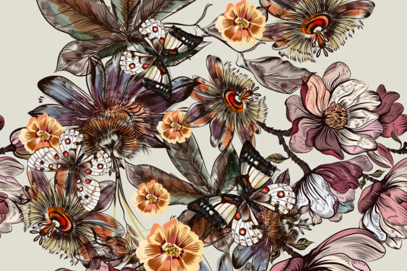 Beautiful Vector Pattern Flowers for Modern Design Projects