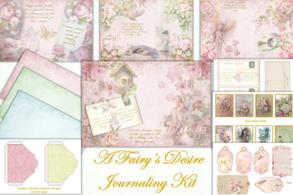 Fairy Journaling Kit Free Ephemera for Crafts and Design Projects