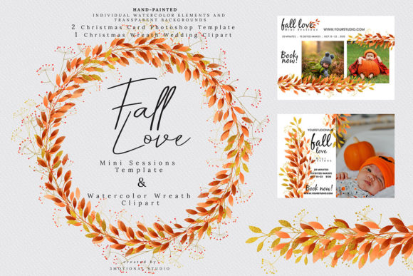 Fall Love Mini Sessions Template: A Brand Designer’s Take on Holiday Amp Assets