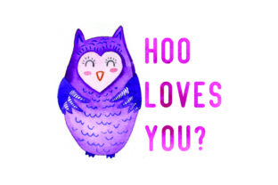 Hoo Loves You - Watercolor: A Versatile Design Asset for Valentine’s Day Branding