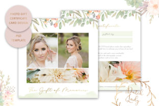 PSD Photo Gift Certificate Card Template - Design 54 Review