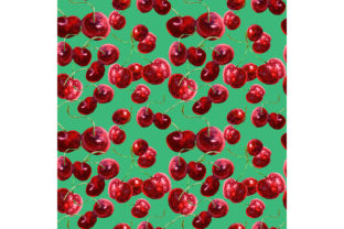 Seamless Pattern with Cherry for Crafting and Handmade Businesses