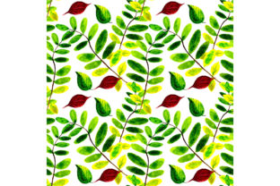 Seamless Pattern with Leaves: A Versatile Design Asset for Crafters and Etsy Sellers