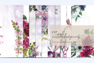 Various Floral Designs Collection: A Versatile Background Asset for Creative Projects